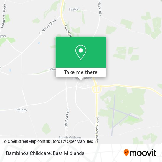 Bambinos Childcare map