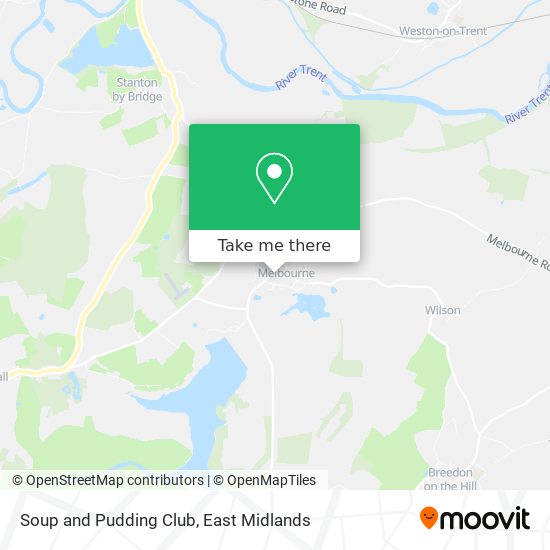 Soup and Pudding Club map