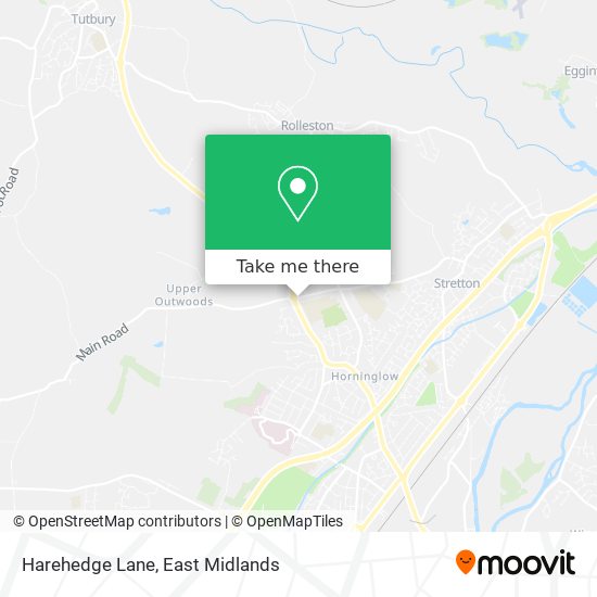 Harehedge Lane map