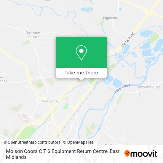 Molson Coors C T S Equipment Return Centre map