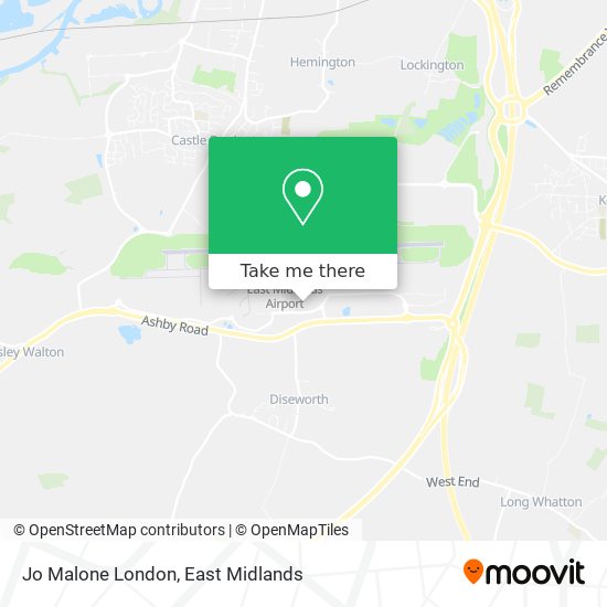 Jo Malone London map