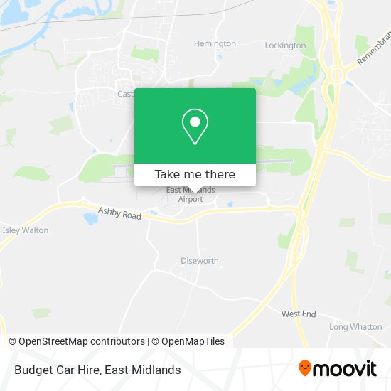 Budget Car Hire map