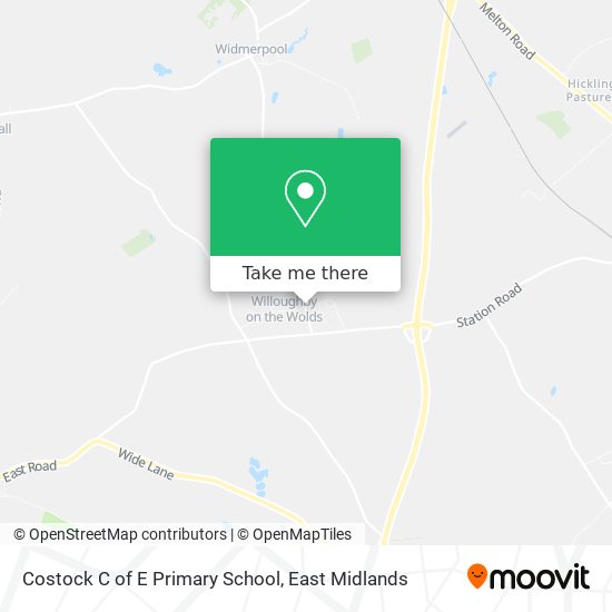 Costock C of E Primary School map