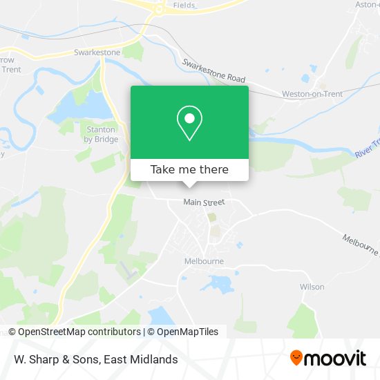 W. Sharp & Sons map