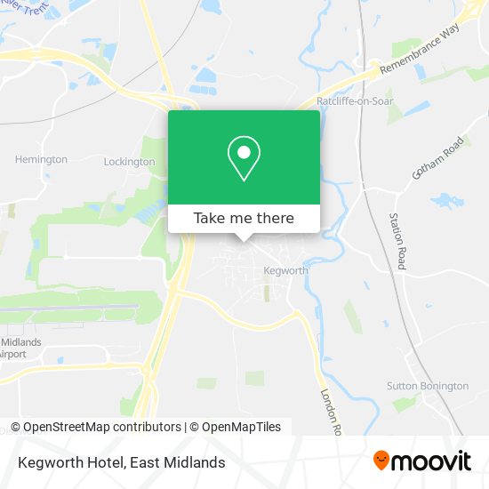 Kegworth Hotel map