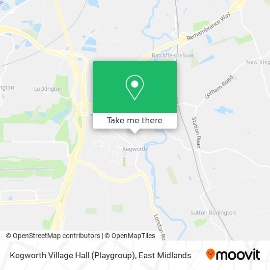 Kegworth Village Hall (Playgroup) map