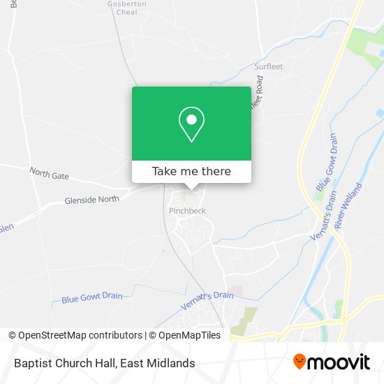 Baptist Church Hall map