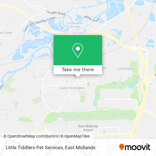 Little Tiddlers Pet Services map