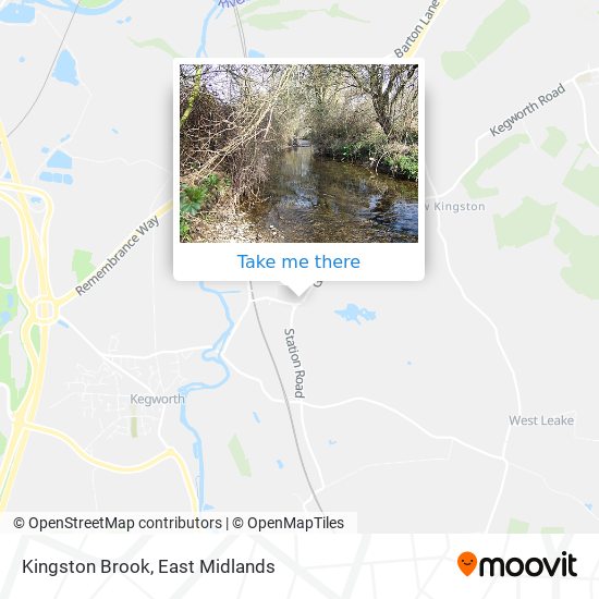 Kingston Brook map