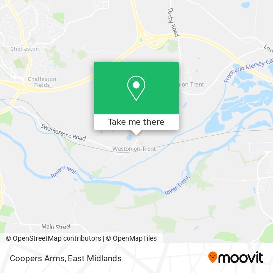 Coopers Arms map