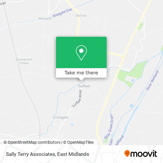 Sally Terry Associates map