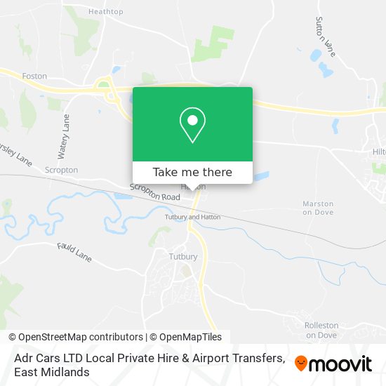Adr Cars LTD Local Private Hire & Airport Transfers map