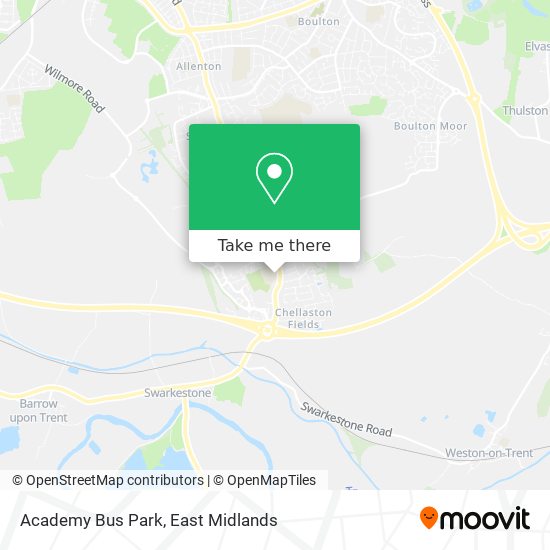 Academy Bus Park map