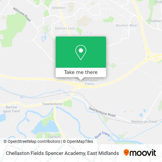 Chellaston Fields Spencer Academy map