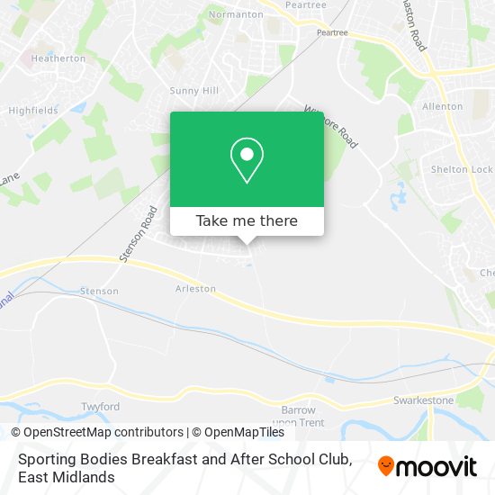 Sporting Bodies Breakfast and After School Club map