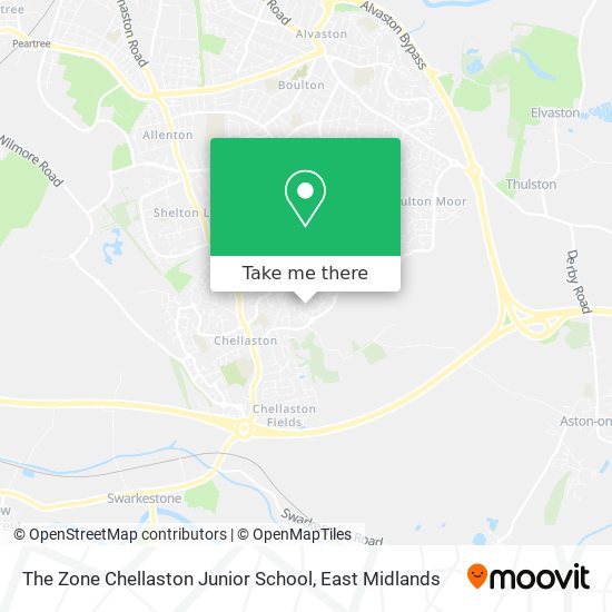 The Zone Chellaston Junior School map