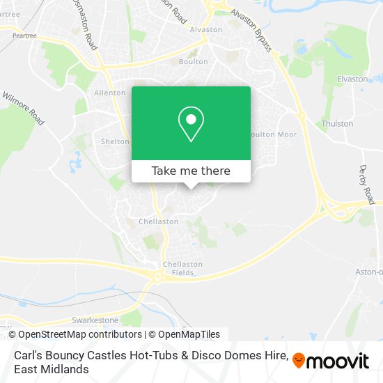 Carl's Bouncy Castles Hot-Tubs & Disco Domes Hire map