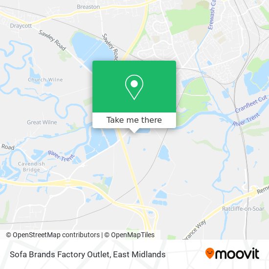 Sofa Brands Factory Outlet map