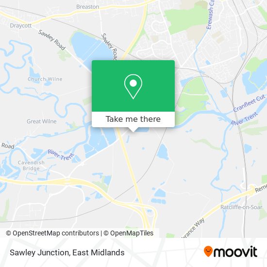 Sawley Junction map