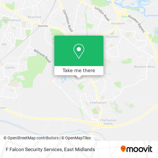 F Falcon Security Services map