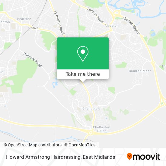 Howard Armstrong Hairdressing map