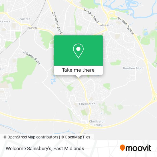 Welcome Sainsbury's map