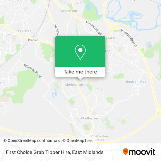 First Choice Grab Tipper Hire map