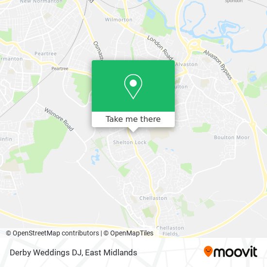 Derby Weddings DJ map