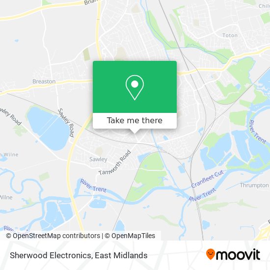 Sherwood Electronics map