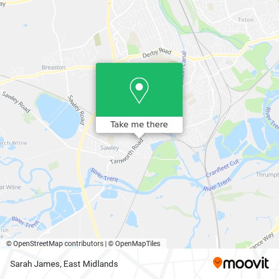 Sarah James map