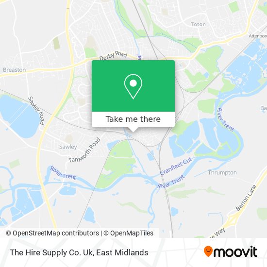 The Hire Supply Co. Uk map