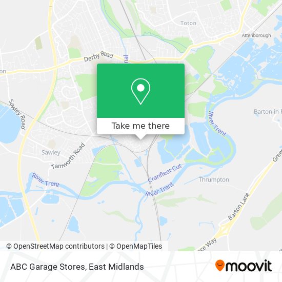 ABC Garage Stores map