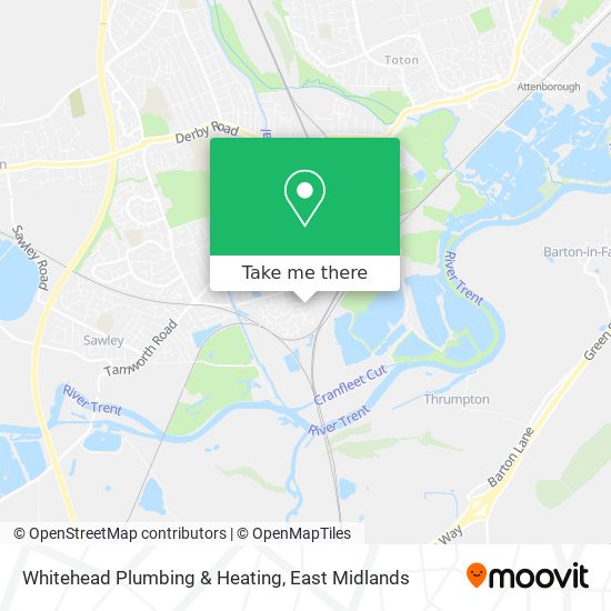 Whitehead Plumbing & Heating map