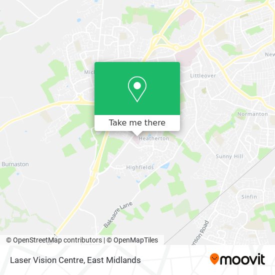 Laser Vision Centre map