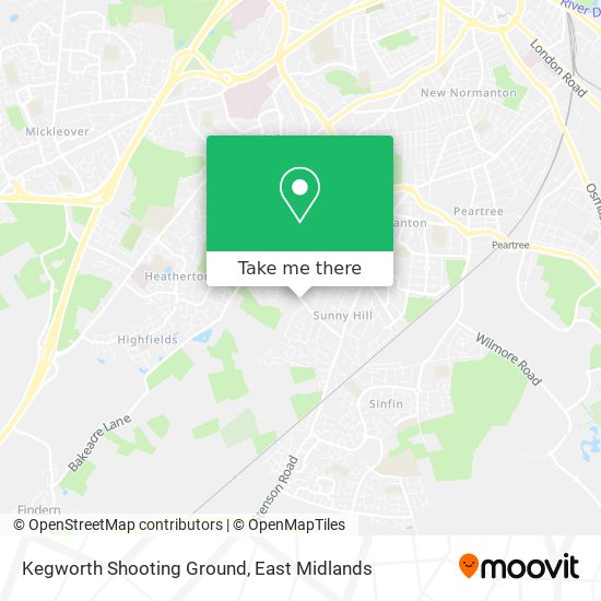 Kegworth Shooting Ground map