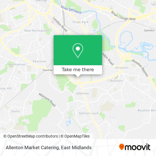 Allenton Market Catering map