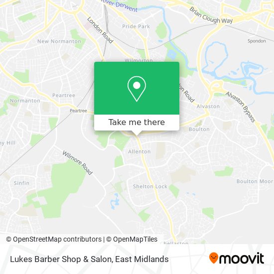 Lukes Barber Shop & Salon map