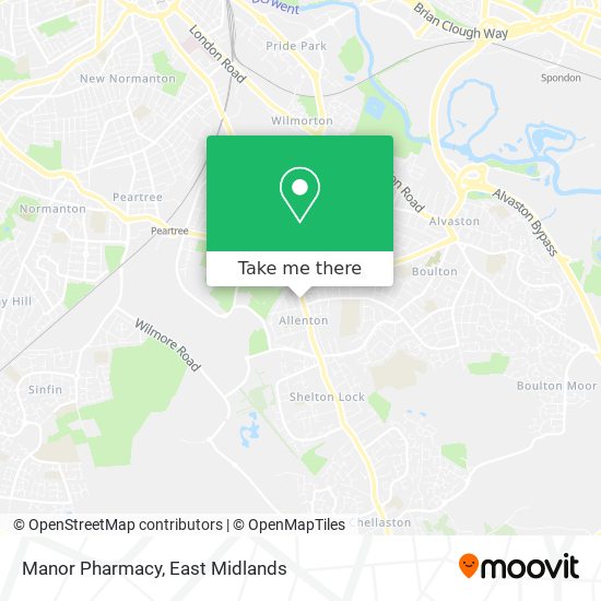 Manor Pharmacy map