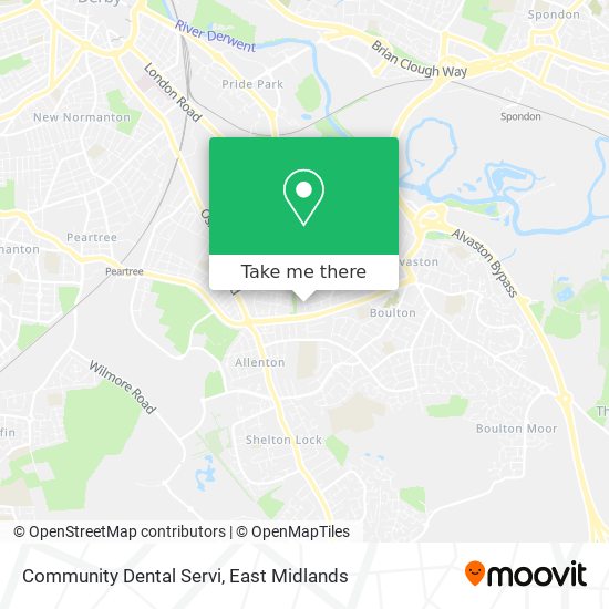 Community Dental Servi map
