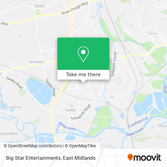 Big Star Entertainments map