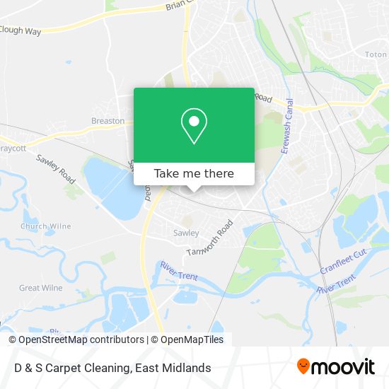 D & S Carpet Cleaning map