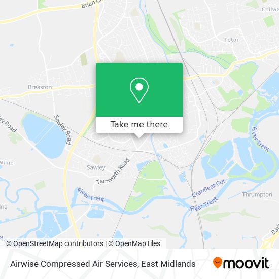 Airwise Compressed Air Services map