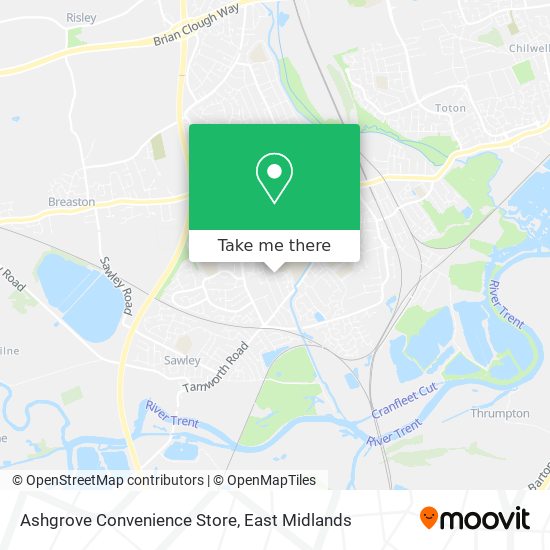 Ashgrove Convenience Store map