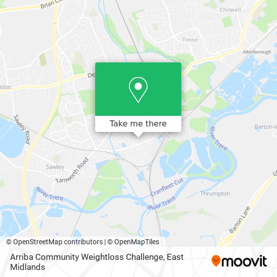 Arriba Community Weightloss Challenge map
