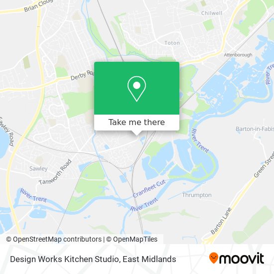 Design Works Kitchen Studio map