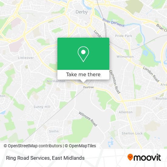 Ring Road Services map