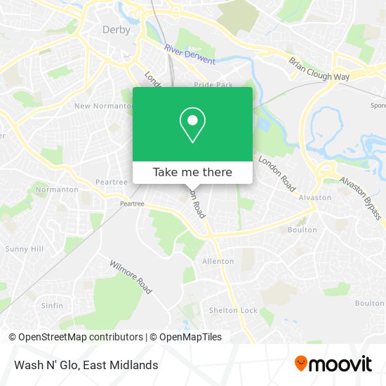 Wash N' Glo map
