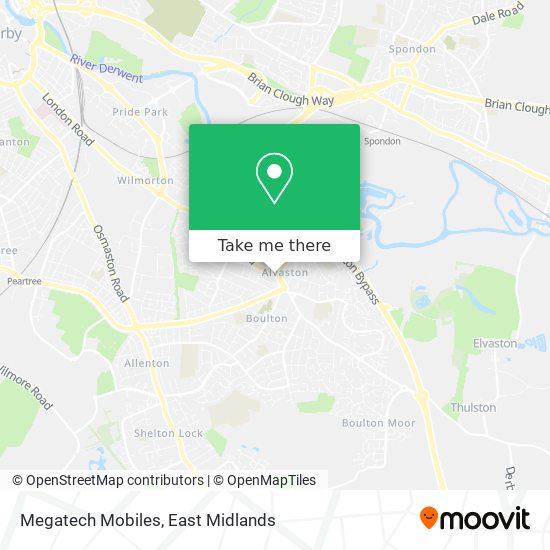 Megatech Mobiles map