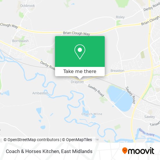 Coach & Horses Kitchen map