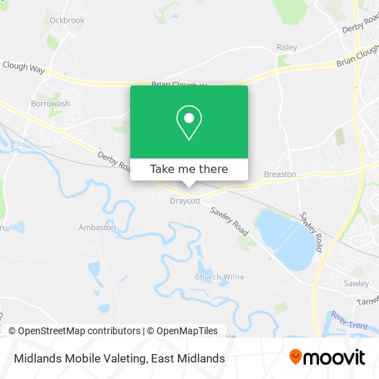 Midlands Mobile Valeting map